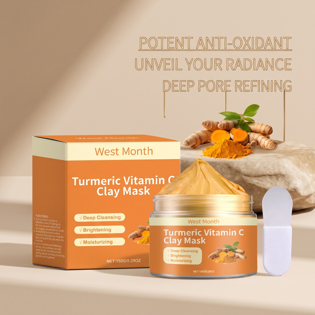 Mud Mask Kaolin - Masque à l'argile au curcuma et