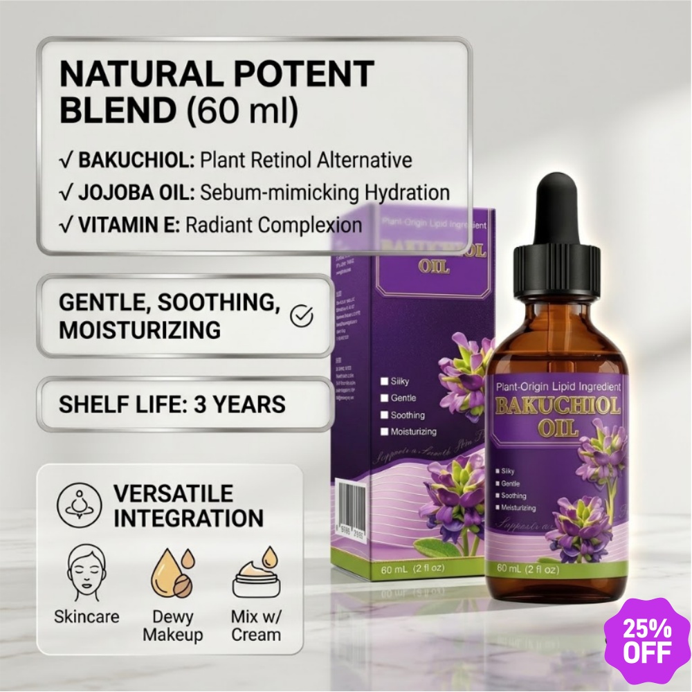 Bakuchiol Retinol Alternative - Huile pour le visage au bakuchiol,