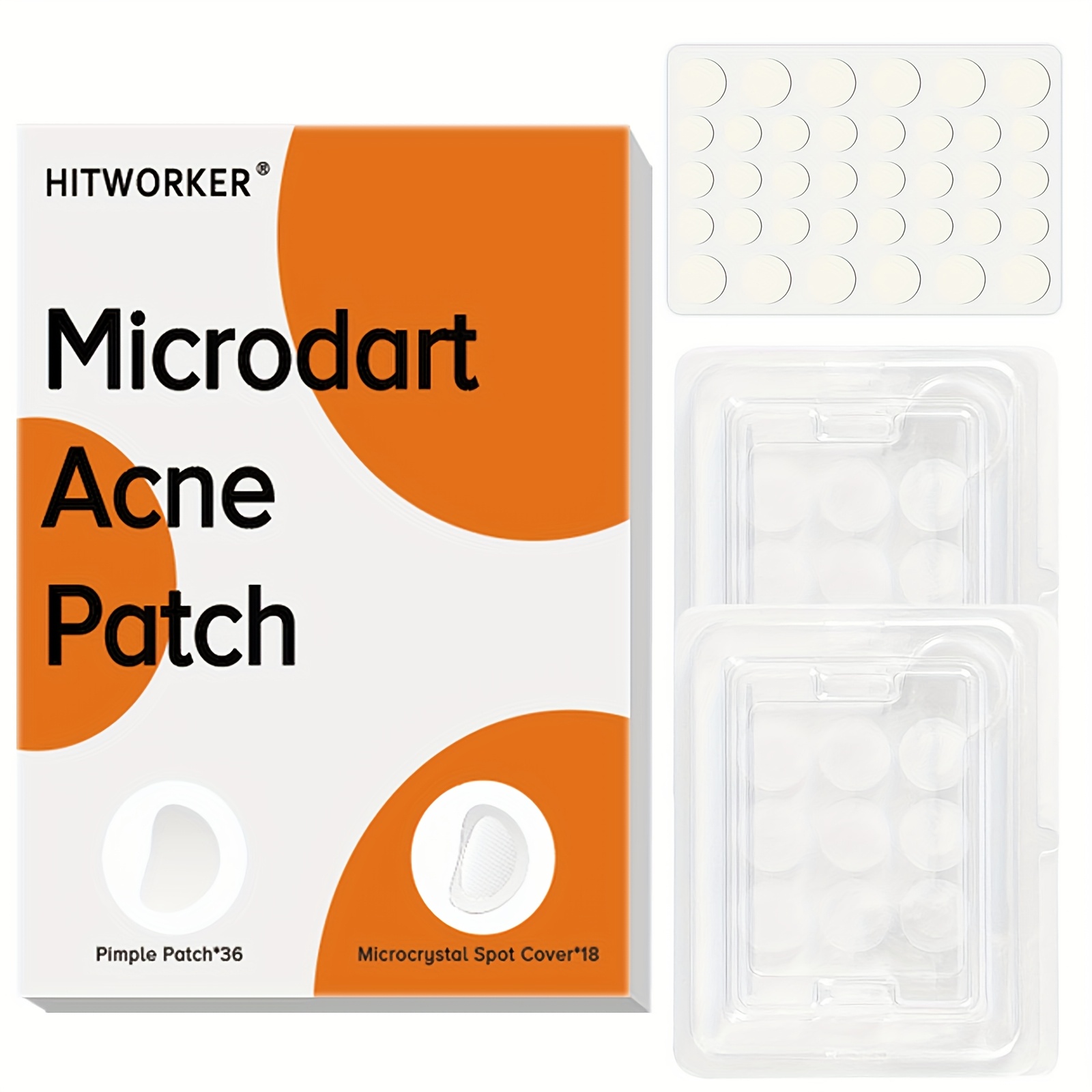 Skincare The Originote - 60 Patchs Anti-Imperfections avec Microcristaux, Autocollants