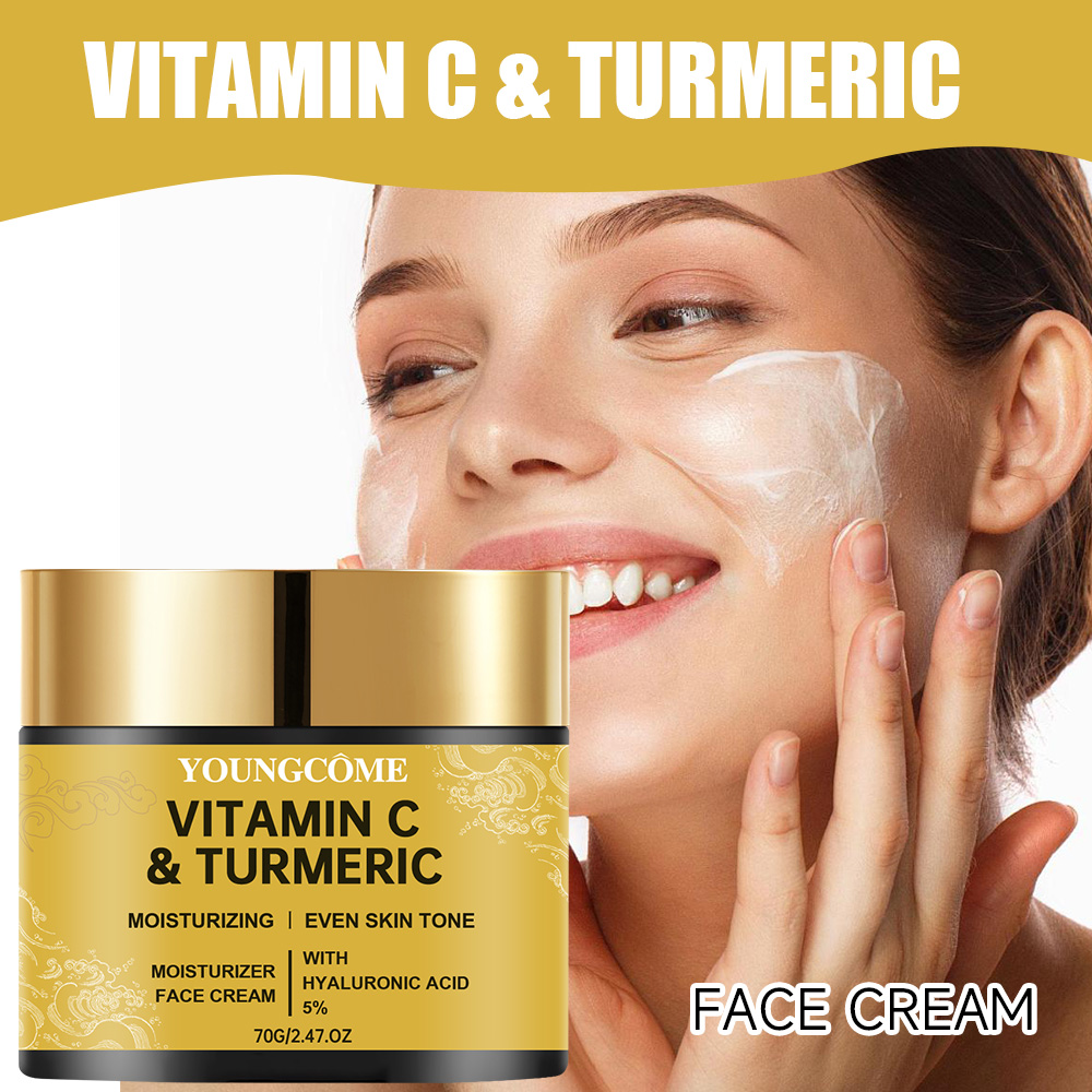 Skincare Glad2Glow - Curcuma vitamine C crème pour le