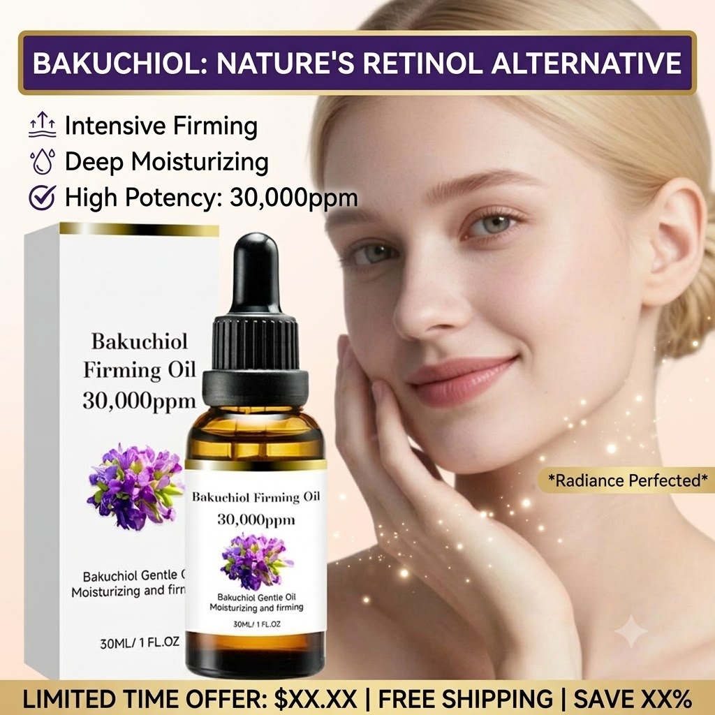 Bakuchiol Retinol Alternative - Huile pour le visage au bakuchiol