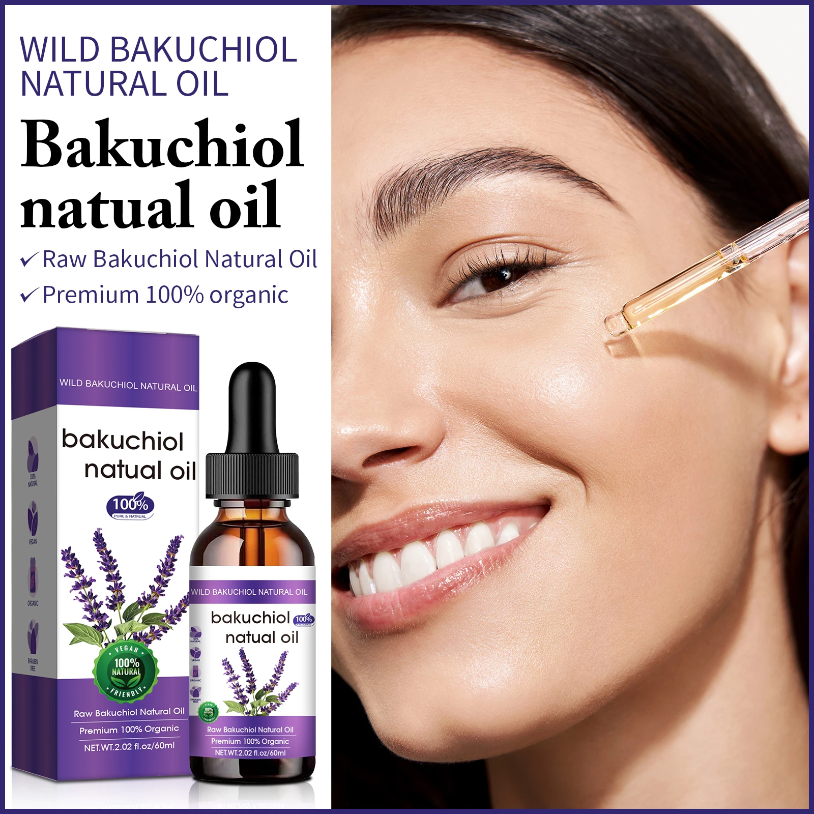 Huile pour le visage anti-âge  - Bakuchiol Retinol Alternative avis et prix