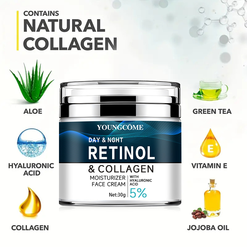 Crème au collagène au rétinol  - Skincare Glad2Glow avis et prix