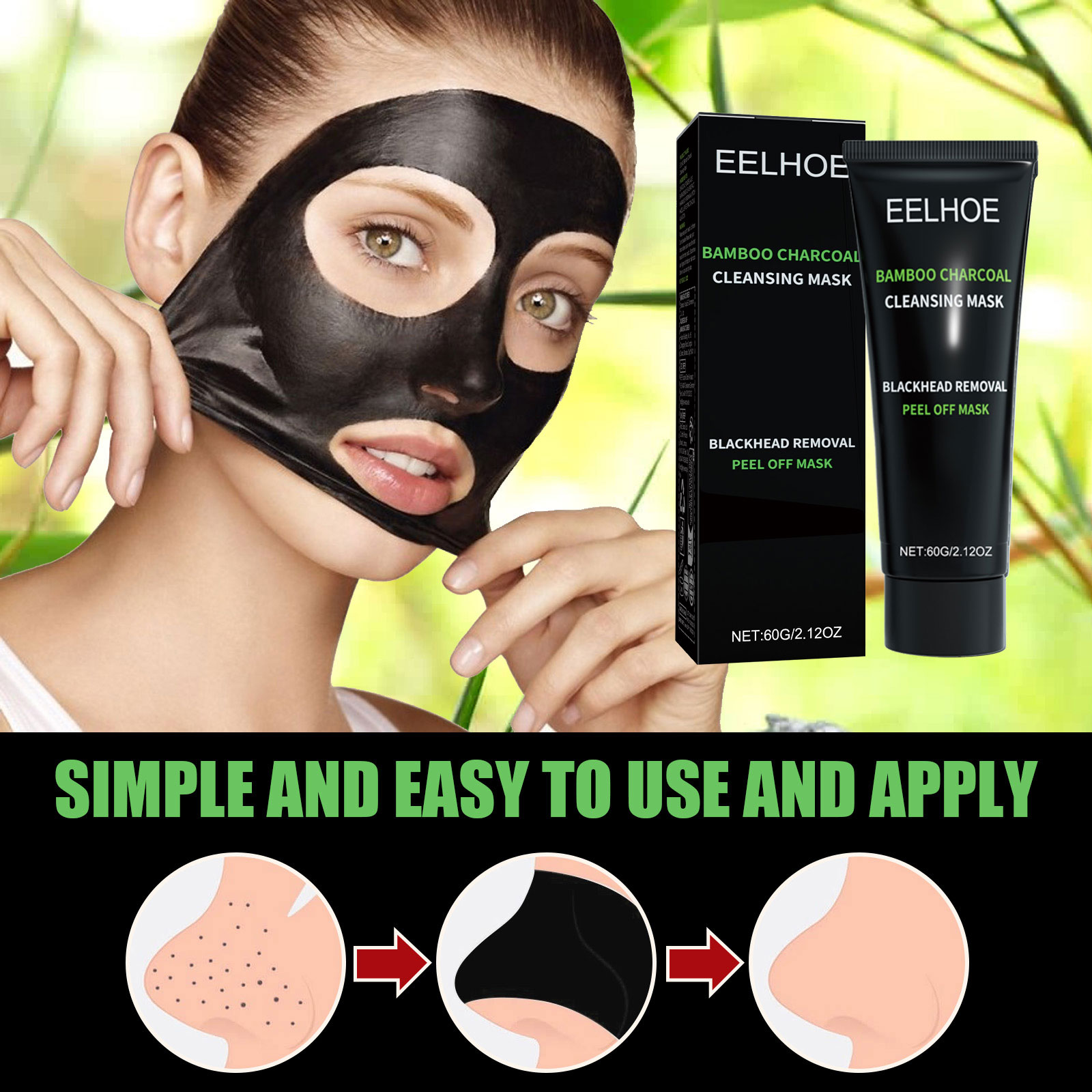 Masque anti-déchirure au charb - Mud Mask Kaolin avis et prix