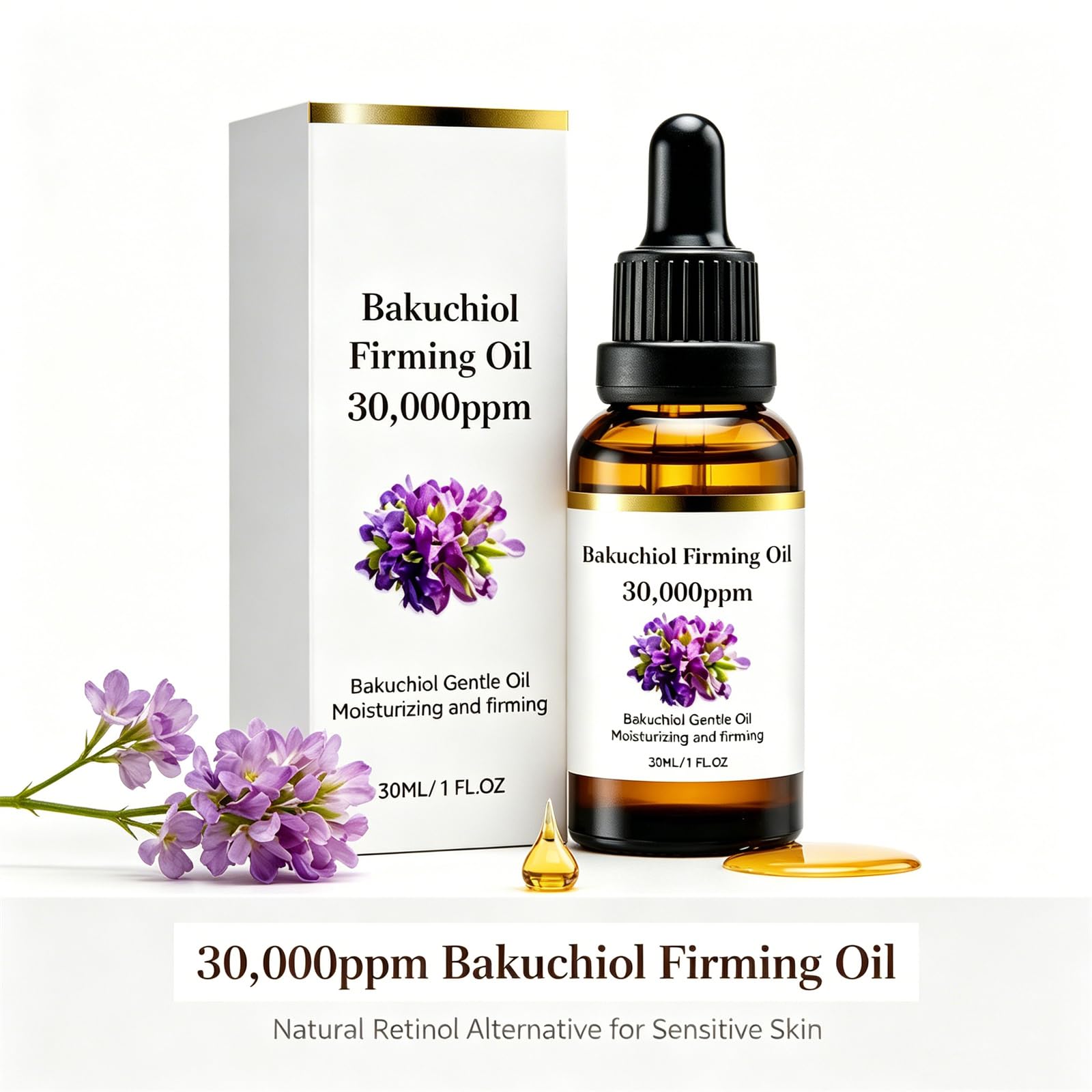 Huile raffermissante au bakuch - Bakuchiol Retinol Alternative avis et prix