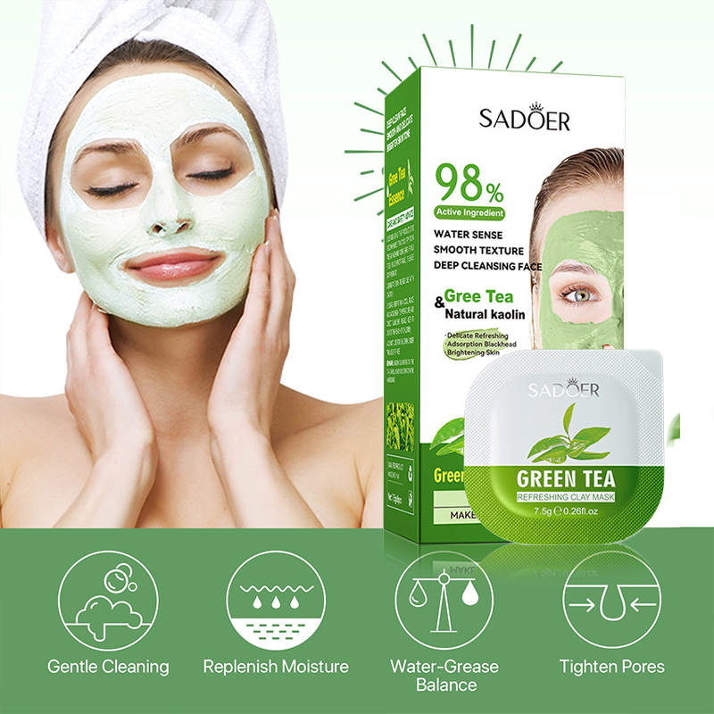 Masque de nettoyage au thé ver - Mud Mask Kaolin avis et prix