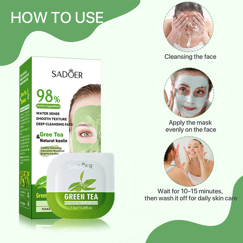 Masque de nettoyage au thé ver - Mud Mask Kaolin avis et prix