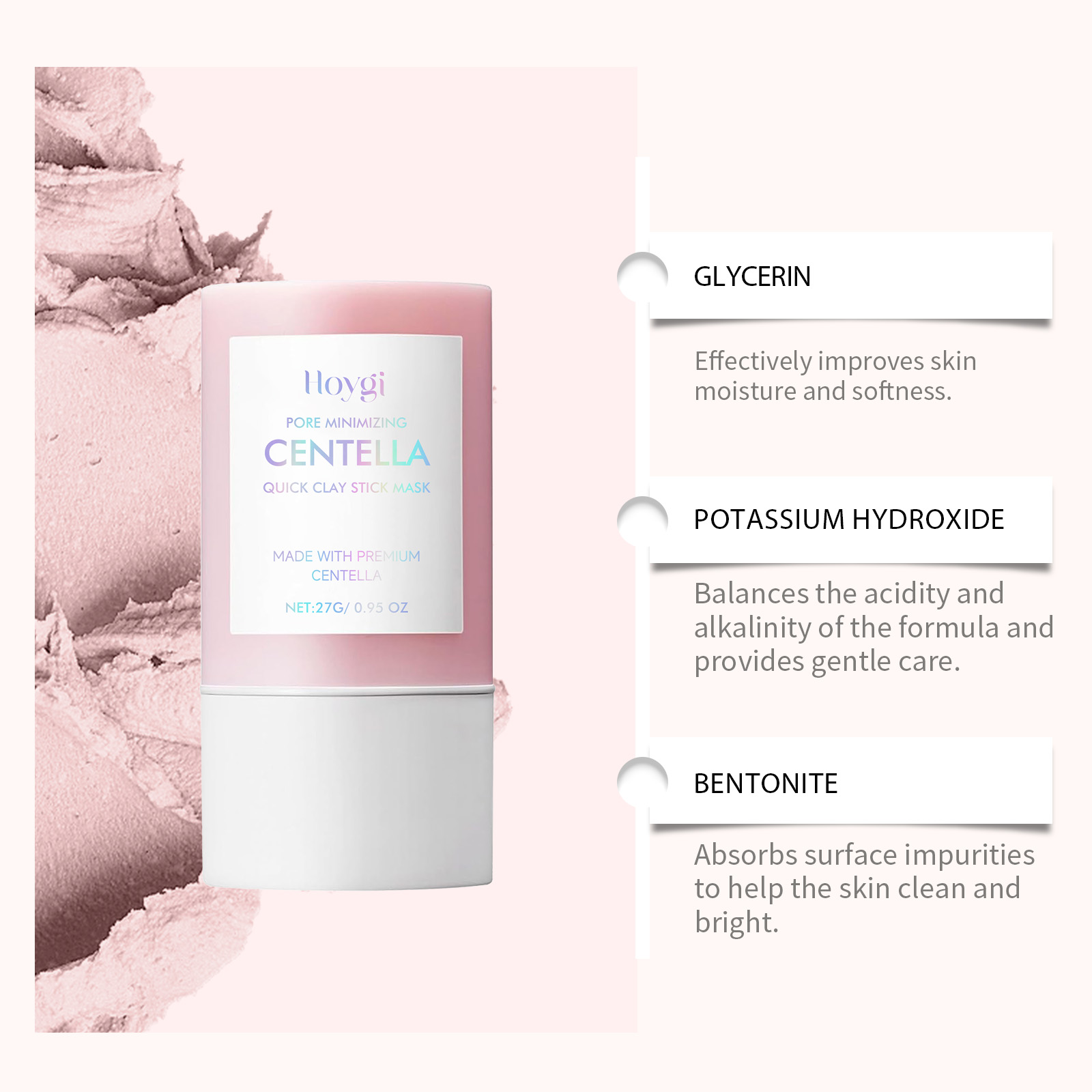 Masque en stick à l'argile de  - Mud Mask Kaolin avis et prix